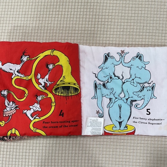 Dr. Seuss's Circus McGurkus 1,2,3! Cloth Book - Picture 3 of 4